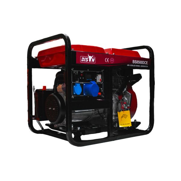 Дизельний генератор BISON BS8500DCE максимальна потужність 6.5 кВт