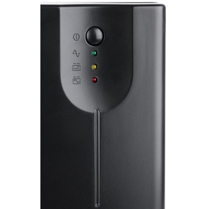 Джерело безперебійного живлення Vinga VPE-800MU 800ВА / 480 Вт з LED-індикацією з USB у металевому корпусі