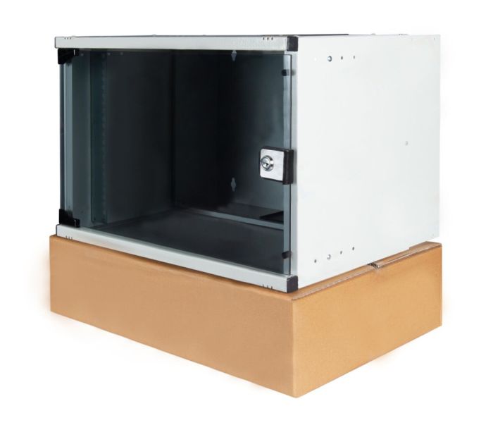 Шафа серверна Hypernet 7U 540 x 400 WMNC-40-7U-SOHO-FLAT для мережевого обладнання