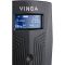 Джерело безперебійного живлення Vinga VPC-600PU 600ВА / 360 Вт з LCD-дисплеєм з USB у пластиковому корпусі