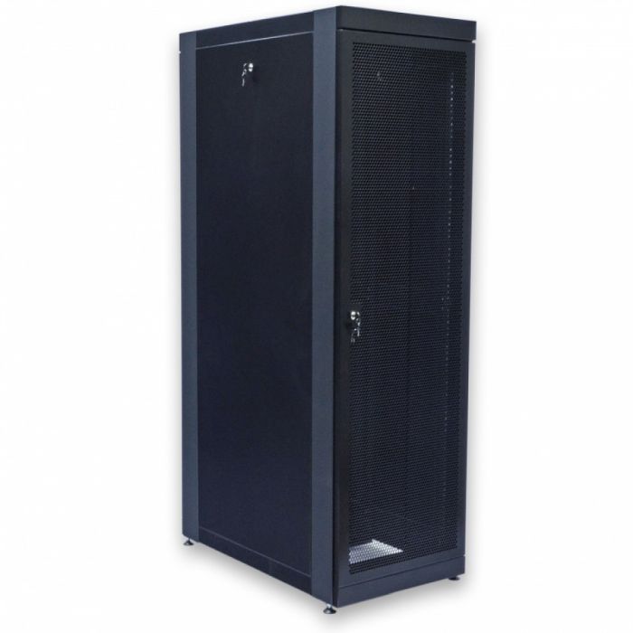 Шафа серверна CMS 33U 610 х 1055 UA-MGSE33610MPB посилена з перфорованими дверима для мережевого обладнання