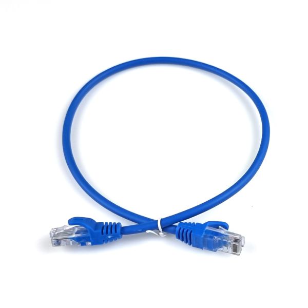 Патч-корд Hypernet PC-UTP-05M 0.5м литий синій UTP RJ45 кат. 5Е