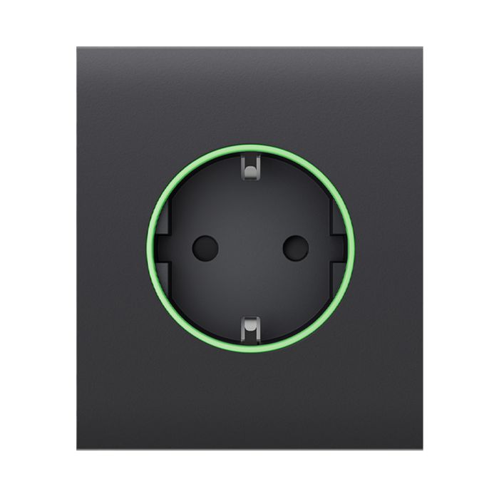 Центральна панель Ajax CenterCover (type F) graphite для вбудованої розетки