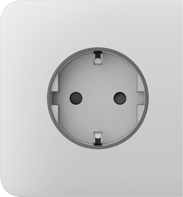 Бічна панель для вбудованої розетки Ajax SideCover (basic) White