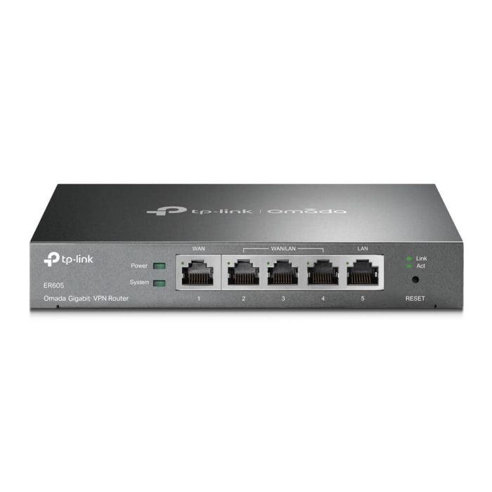 Мультисервісний маршрутизатор TP-LINK ER605 1xGE LAN 1xGE WAN 3xGE LAN VPN Omada