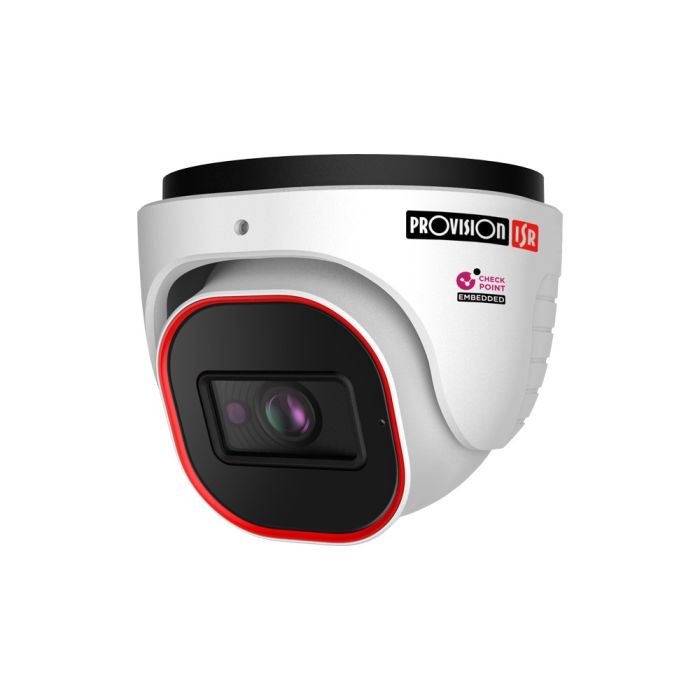 IP-відеокамера 4 Мп Provision-ISR DI-340IPEN-28-V4 (2.8 мм) з вбудованим мікрофоном і відеоаналітикою для системи відеонагляду