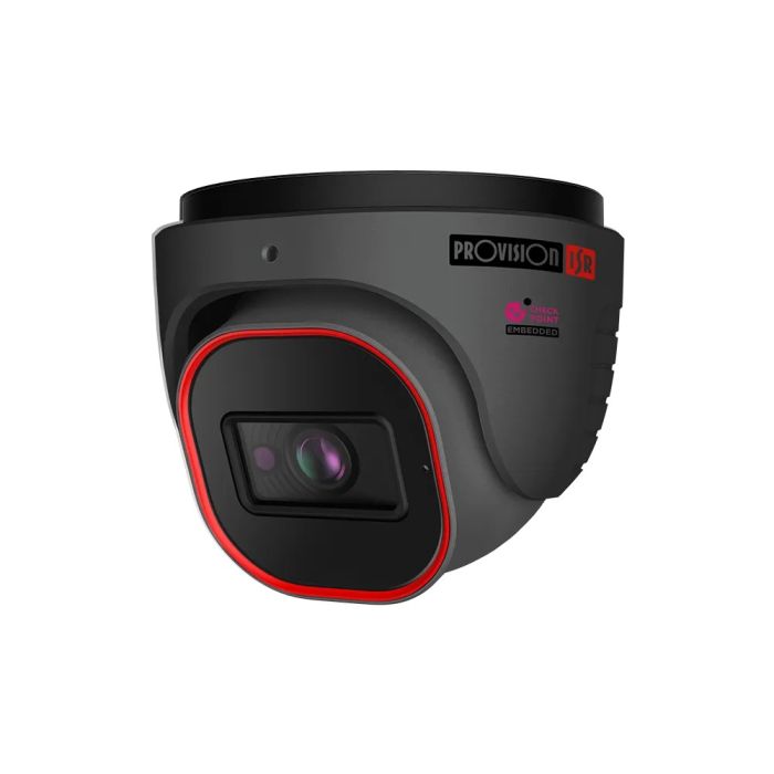 IP-відеокамера 4 Мп Provision-ISR DI-340IPEN-28-G-V4 (2.8 мм) з вбудованим мікрофоном і відеоаналітикою для системи відеонагляду