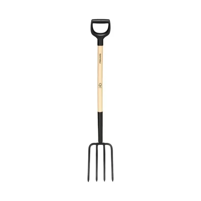 Fiskars-Solid™-1070676 Вила садові з дерев'яною ручкою