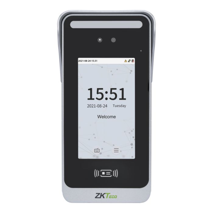 Біометричний термінал розпізнавання облич і долонь зі зчитувачем карт EM-Marine/Mifare з WiFi ZKTeco SpeedFace M4 вологозахищений