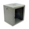 Шафа серверна SteelNet 12U 600 x 450 для мережевого обладнання (скло, сірий)