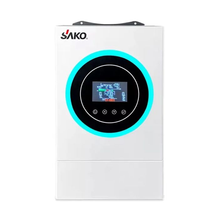 Гібридний сонячний інвертор Sako SUNON V 6.5кВА/6.2кВт 48В 120A MPPT з чистою синусоїдою