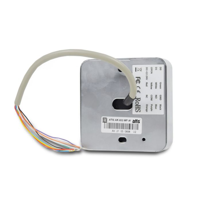 Металева кодова клавіатура вологозахищена ATIS AK-603 MF-W з сенсорними кнопками