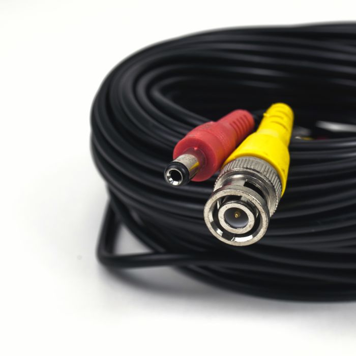 Кабель BNC-рower cable C 18 м (BNC+DC/BNC+DC) для передавання відеосигналу та живлення