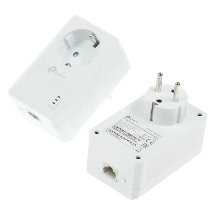 Комплект адаптерів TP-Link Powerline TL-PA7017P KIT із вбудованою розеткою