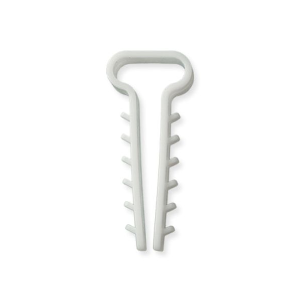 Дюбель-хомут ялинка Relfix 10 x 5 мм (100 шт/уп) білий