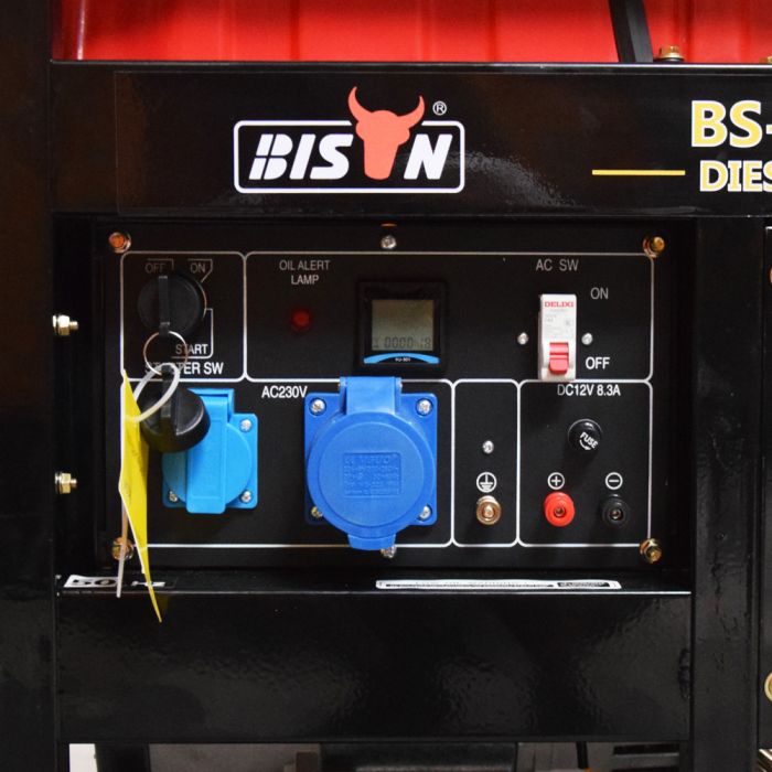 Дизельний генератор BISON BS12000DCE максимальна потужність 10 кВт
