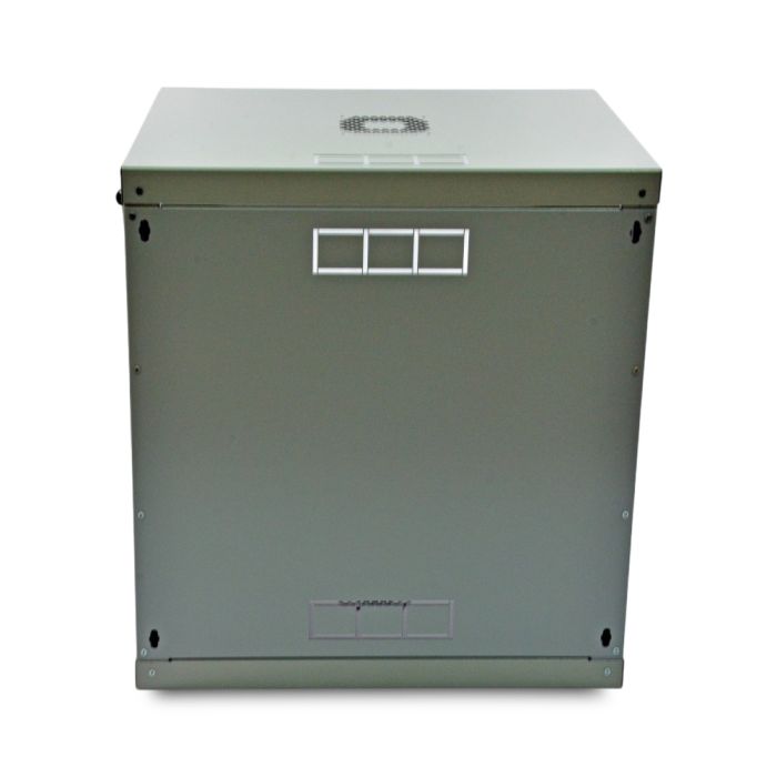 Шафа серверна SteelNet 12U 600 x 450 для мережевого обладнання (скло, сірий)