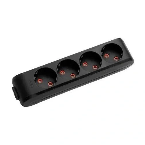 VIKO (90134400) колодка 4 гнізда із заземленням