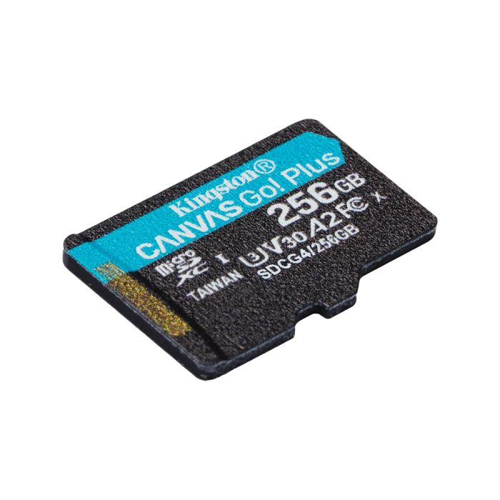 Карта пам'яті Kingston microSDXC 256GB Canvas Go! Plus G4 Class 10 UHS-I U3 V30 A2 (SDCG4/256GBSP)