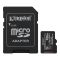 Карта пам'яті microSDXC Kingston 256Gb Canvas Select Plus Gen3 class 10 А1 UHS-I + SD-адаптер (SDCS3/256GB)