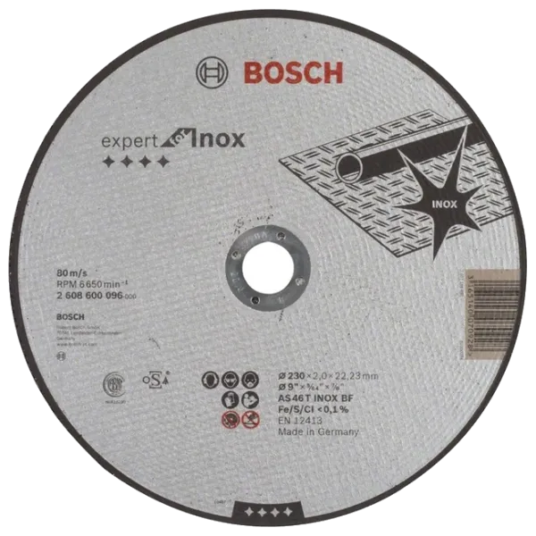 Bosch Expert 230 x 2 мм (2608600096) Відрізний круг для нержавіючої сталі