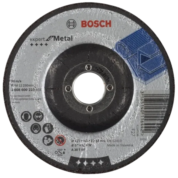 Bosch 125 x 6 мм (2608600223) Обдирний круг для металу