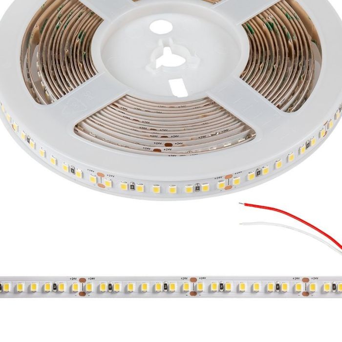 Світлодіодна стрічка Lightwell 2835 120LED 24V 3000k 5mm White 10 метрів