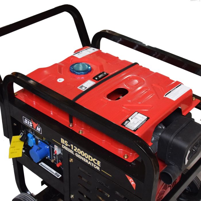 Дизельний генератор BISON BS12000DCE максимальна потужність 10 кВт