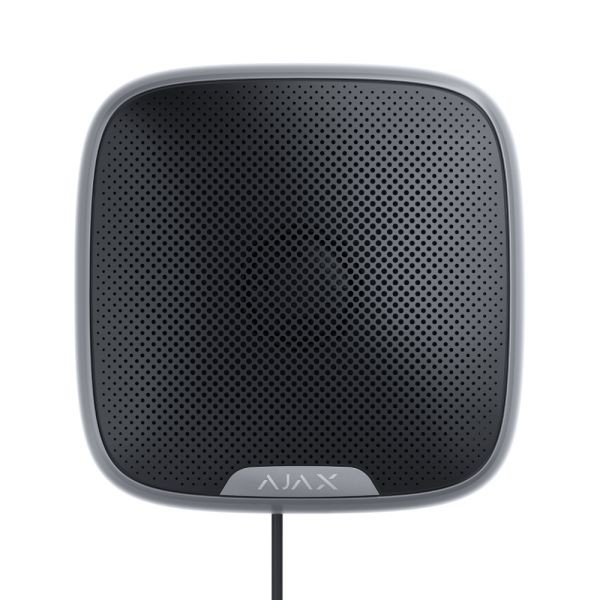 Дротова вулична сирена Ajax StreetSiren Fibra black