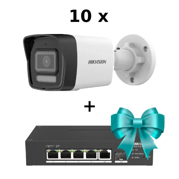 DS-2CD1043G2-IUF 4МП (4мм) із мікрофоном IP відеокамера Hikvision