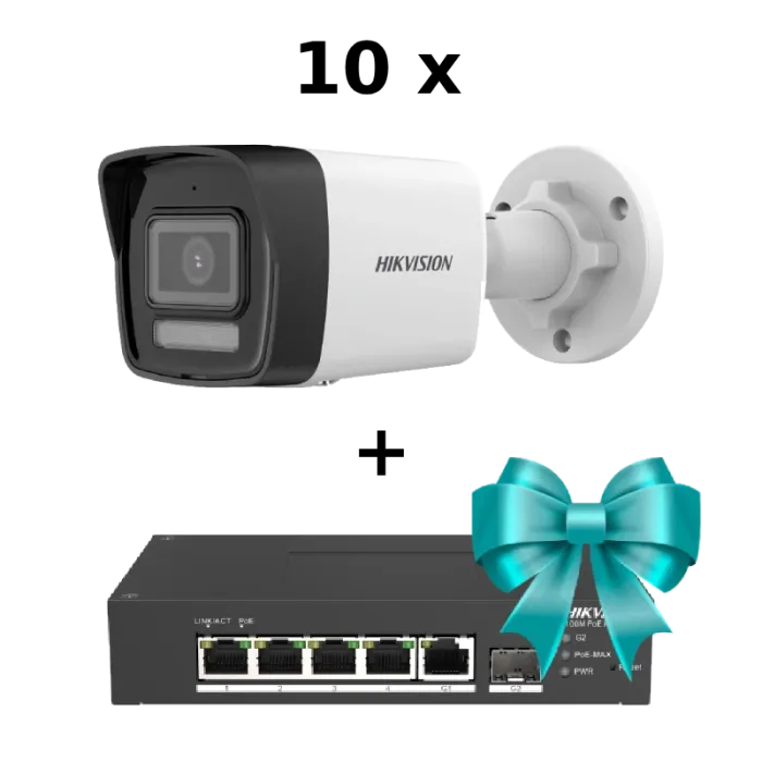 DS-2CD1043G2-IUF 4МП (2.8мм) з мікрофоном IP відеокамера Hikvision