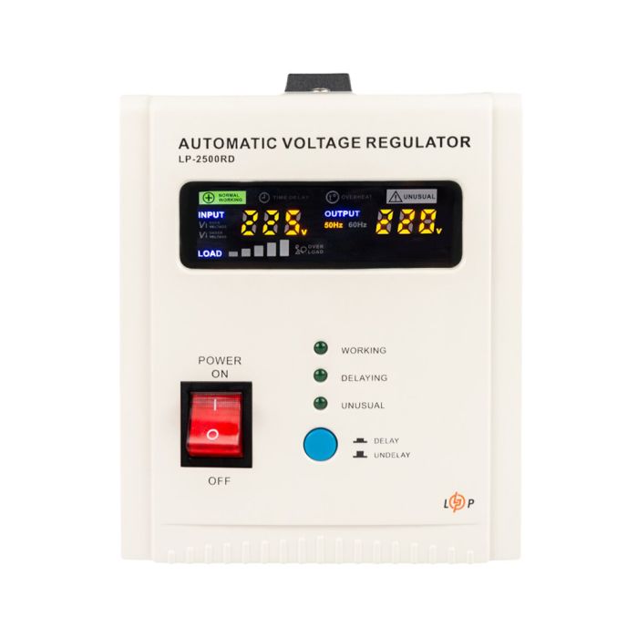 Стабілізатор напруги Logicpower LP-2500RD (1500Вт/7ступ)