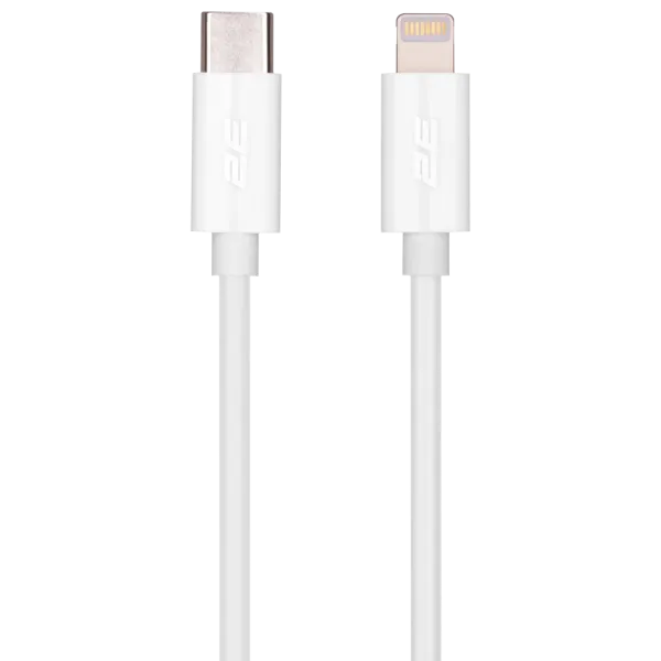 2E Type-C GlowUSB-C > Lightning Кабель заряджання/синхронізації 1м білий