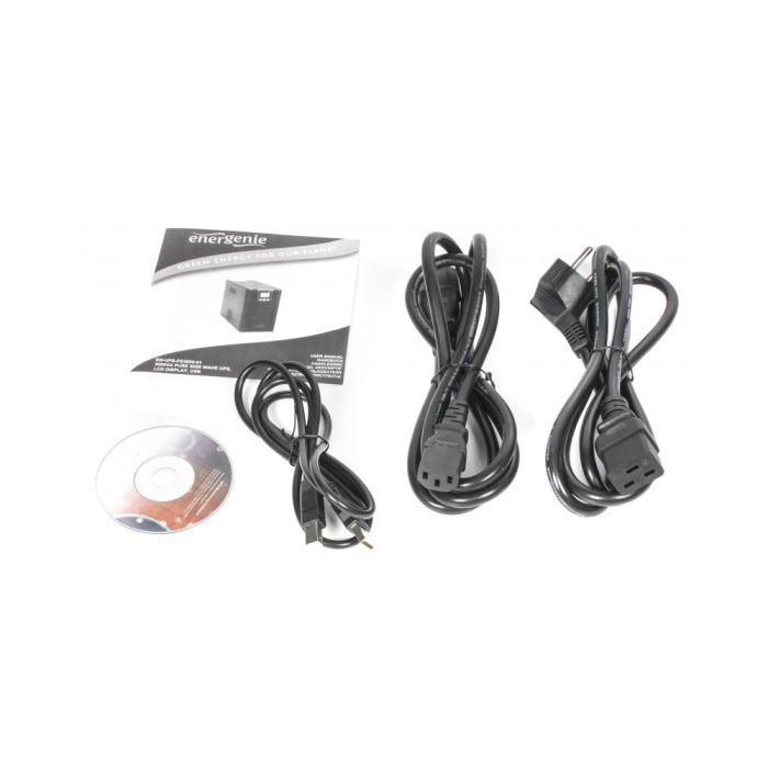 Джерело безперебійного живлення EnerGenie EG-UPS-PS3000-01 3000ВА / 2400Вт лінійно-інтерактивне з правильною синусоїдою