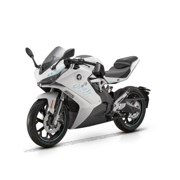 Електроскутер QJ motor 5000D mid-drive 72V 60Ah white (DC7)