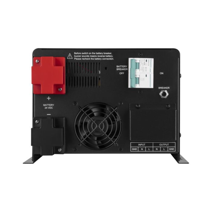 Джерело безперебійного живлення Logicpower LPE-W-PSW-5000VA+ 24V (3500Вт) 1-50A з правильною синусоїдою