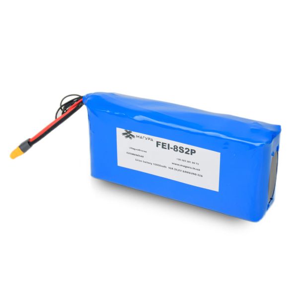 Акумулятор для FPV-дрона 8S2P Samsung 10000mAh INR21700-50S Li-Ion 29.6V 90A