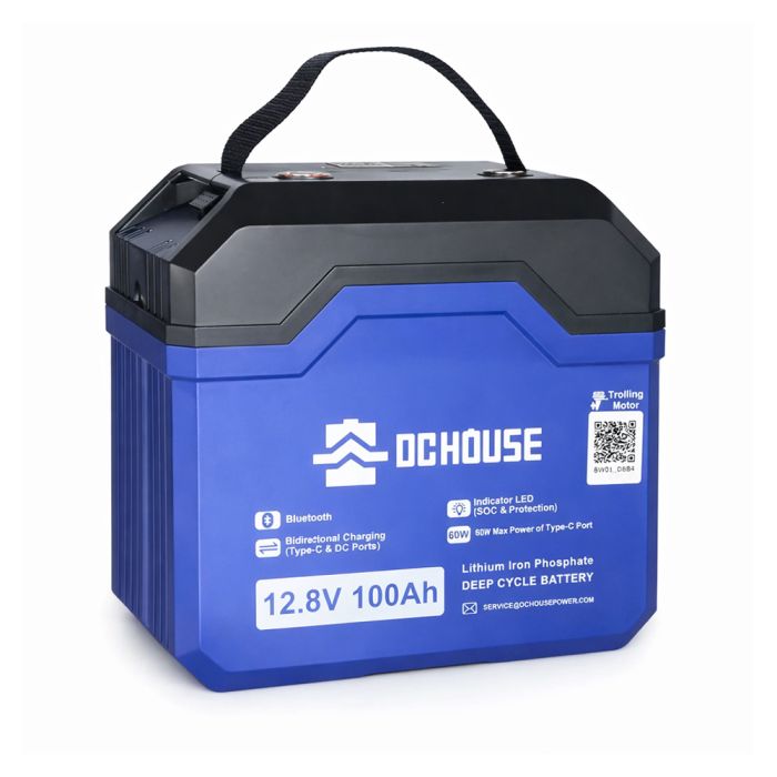 Акумулятор LiFePO4 DC HOUSE 12.8V 100Ah Bluetooth Portable (ECO-LFP1210004)