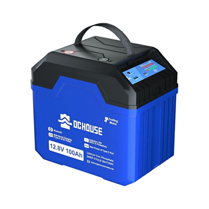 Акумулятор LiFePO4 DC HOUSE 12.8V 100Ah Bluetooth Portable (ECO-LFP1210004)