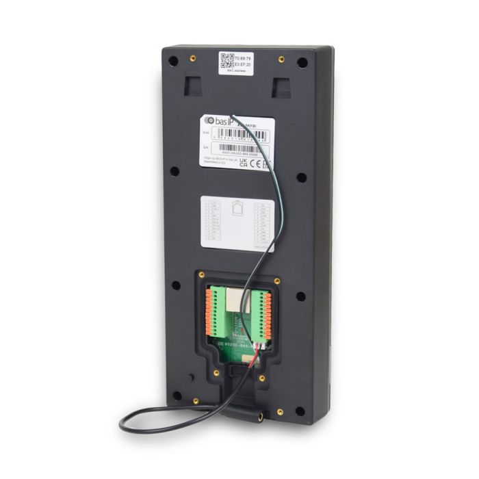 Багатоабонентська IP-виклична панель Bas-IP AV-09KFBI (silver) зі зчитувачем UKEY та розпізнаванням облич для IP-домофонів