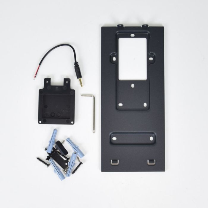 Багатоабонентська IP-виклична панель Bas-IP AV-09KFBI (black) зі зчитувачем UKEY та розпізнаванням облич для IP-домофонів