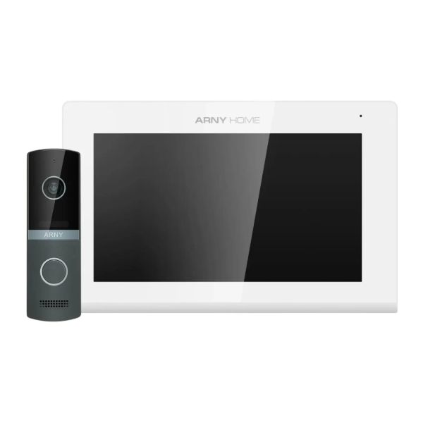 Комплект відеодомофона ARNY AVD-7423A White + AVP-NG230 2Мп Graphite
