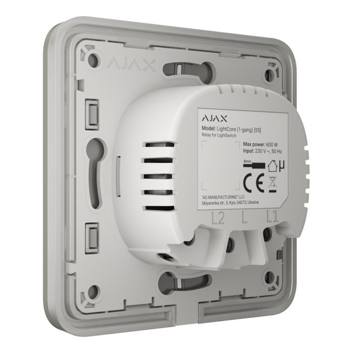Вимикач Ajax LightSwitch 1-gang Olive одноклавішний