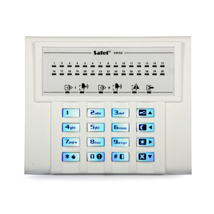 Клавіатура світлодіодна Satel VERSA-LED-BL для ППК серії VERSA