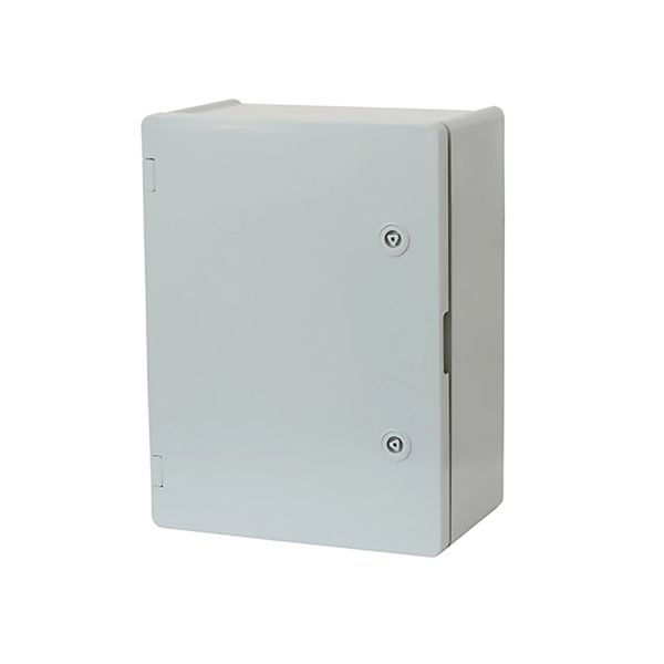 Щит ERKA 025 500 x 600 x 230 мм з монтажною панеллю і опаловими дверцятами