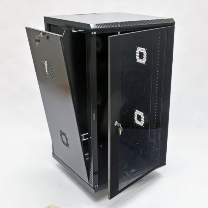 Шафа серверна CMS 21U 600 х 800 х 1040 UA-MGSWA218B для мережевого обладнання