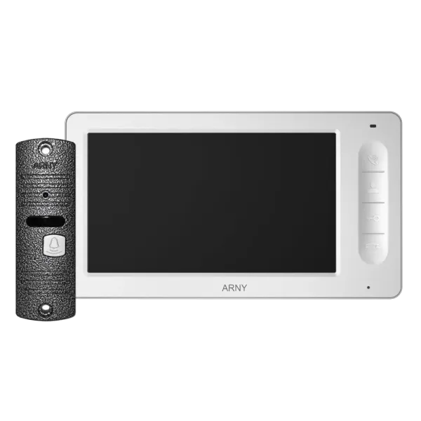 AVD-7005 Комплект відеодомофону білий/сірий