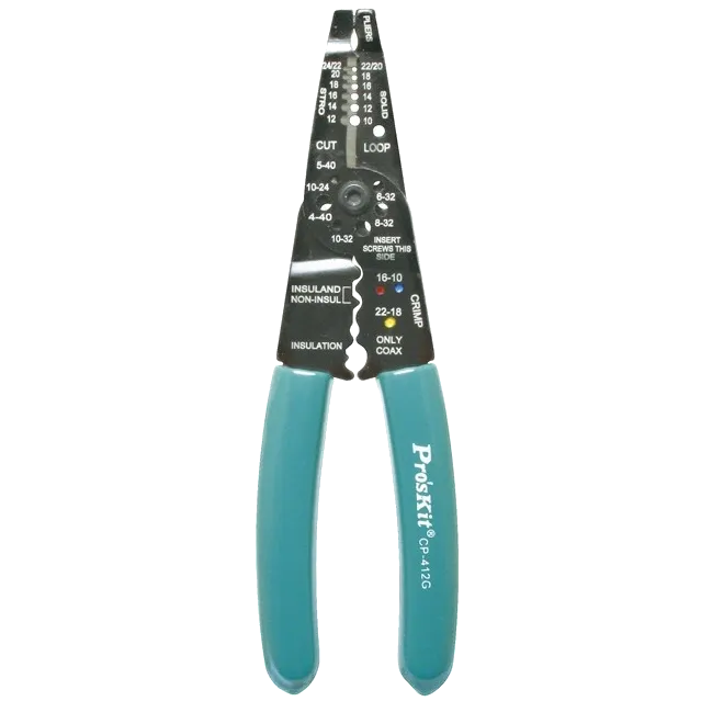 Pro'sKit CP-412G Кліщі для обжиму і зачистки