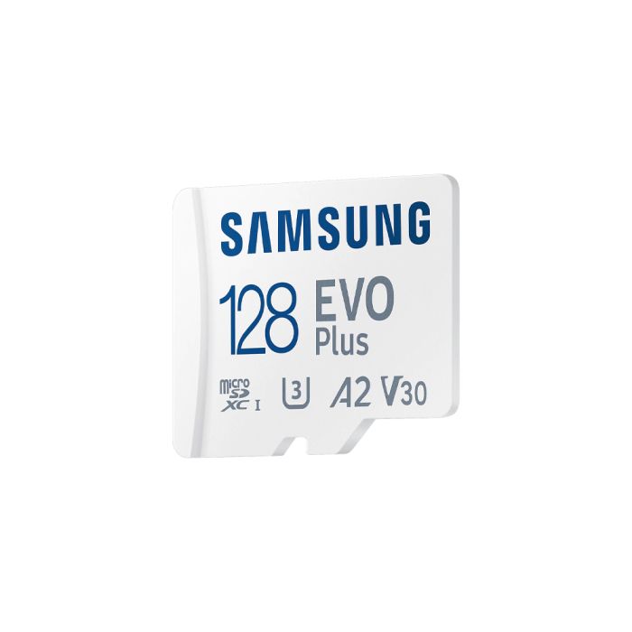 Карта пам'яті Samsung Evo Plus microSDXC 128GB UHS-I U3 V30 A2 + SD адаптер (MB-MC128SA/EU)