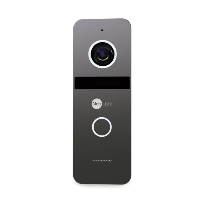 Комплект відеодомофона Neolight NeoKIT HD Pro Graphite: відеодомофон 7" з детектором руху і 2 Мп відеопанель